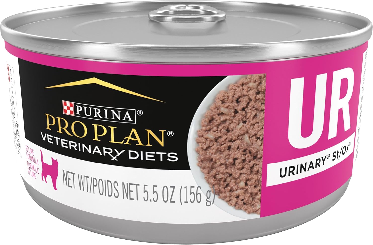 Purina Pro Plan Veterinary Diets UR Urinary St/Ox Feline Formula Wet Cat Food - (24) 5.5 oz. Cans