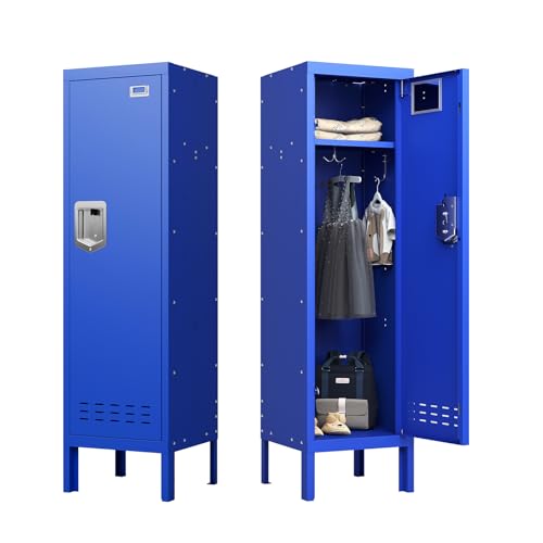 Metal Cabinet Home Office Storage,Lockers,Lockable Employees Metal Locker with Door,54