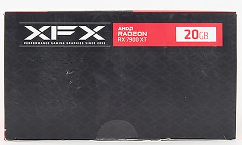 XFX Radeon RX 7900XT Gaming Graphics Card with 20GB GDDR6, AMD RDNA 3 RX-79TMBABF9