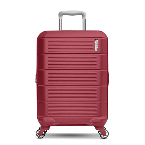 American Tourister Stratum 2.0 Expandable Hardside Luggage with Spinner Wheels, Purple Haze, Carry-on