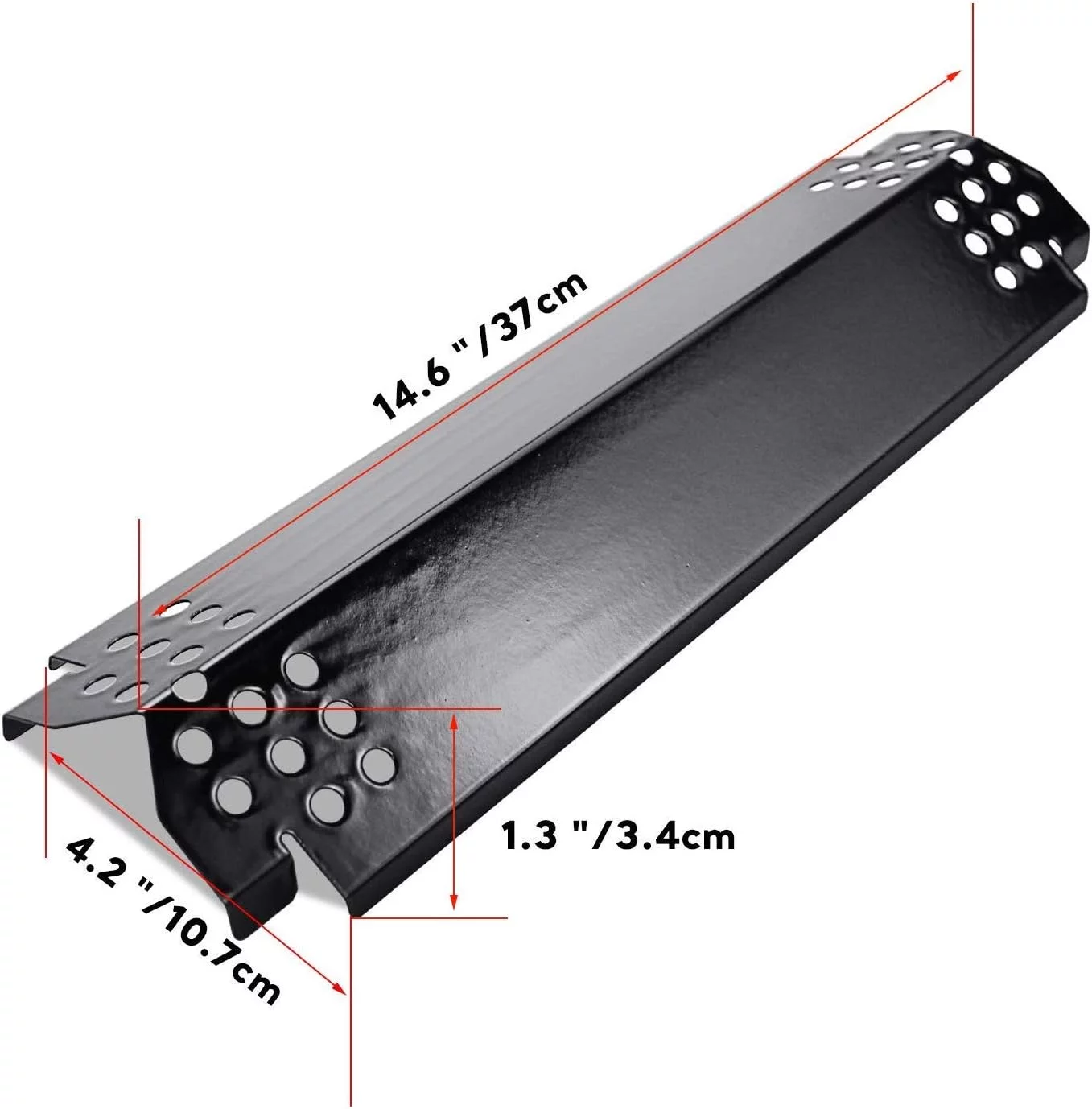 Grisun Grill Replacement Parts for Home Depot Nexgrill 720-0830H, 5 Burner 720-0888 720-0888N Gas Grill, Included 5 Grill Burner Tube, 5 Heat Plates Shield Tents