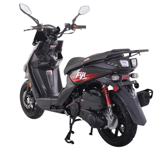 X-PRO Fiji 200 EFI Electronic Fuel Injection Moped Scooter with 13