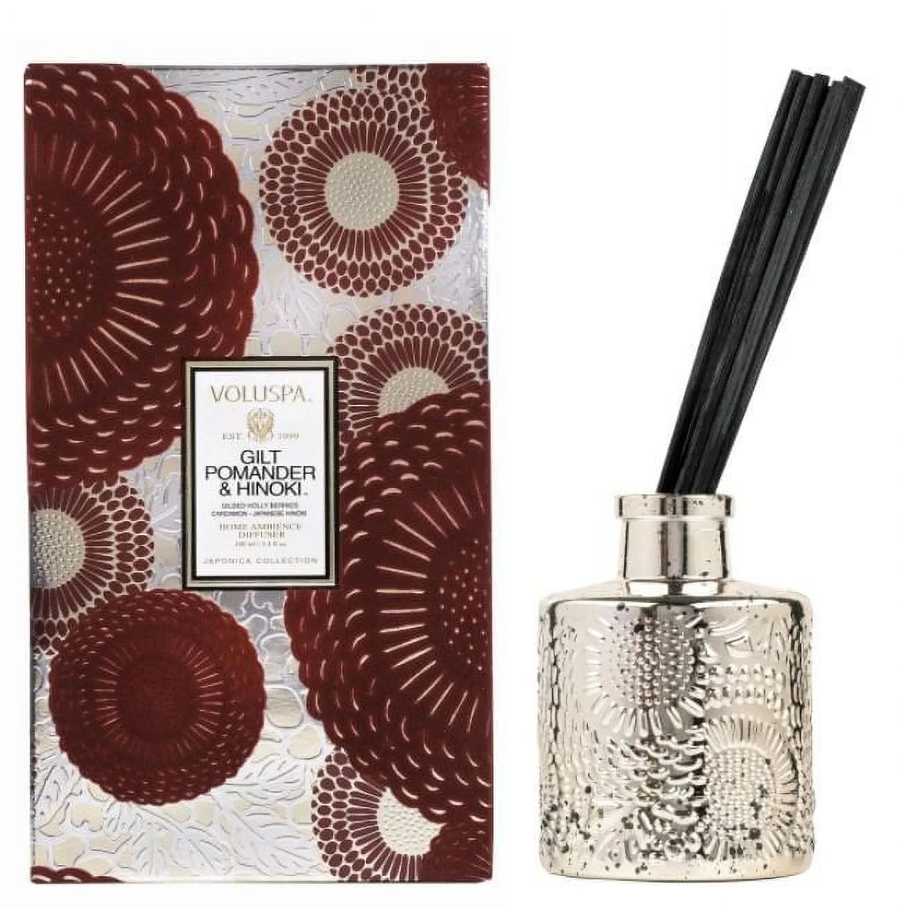 Gilt Pomander & Hinoki Home Ambience Diffuser