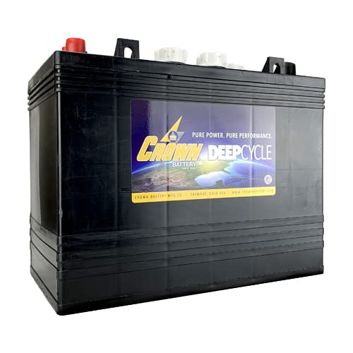 Crown T-1275 12V 150Ah Deep Cycle Flooded Lead Acid Golf Cart Battery Club Car X4