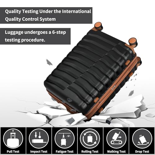 Lightweight Luggage with Spinner Wheels & YKK Zipper, 3-Piece Travel Suitcase ABS+PC Hardshell Luggage Set with TSA Lock, Light Avocado Green (20+24+28 inch)