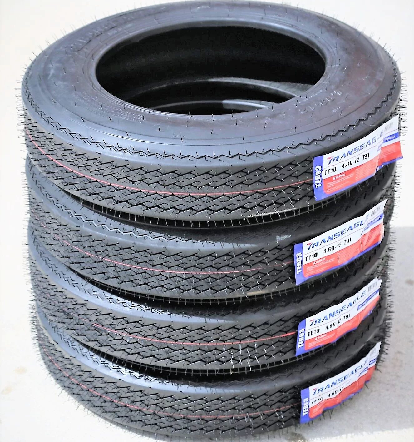 Tire Transeagle TE10 ST 4.8-12 4.80-12 4.80x12 Load C 6 Ply Boat Trailer