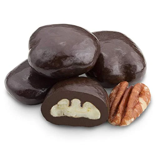 Dark Chocolate Covered Pecans - 3 Lb Tub