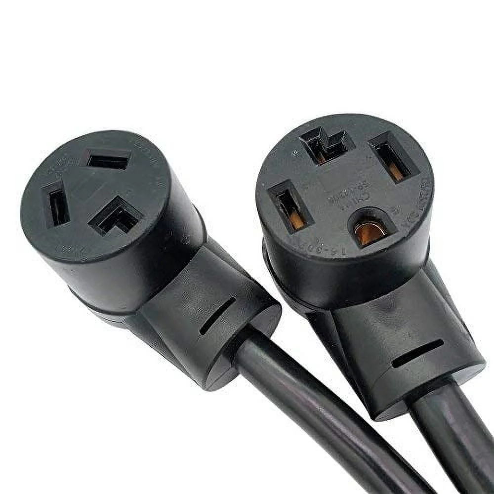 Parkworld 886610 Dryer Splitter, NEMA 14-30 Male Plug to 14-30 ＆ 10-30 Female Receptacle, Dryer 4-Prong 30 AMP Y Adapter Cord 886610A