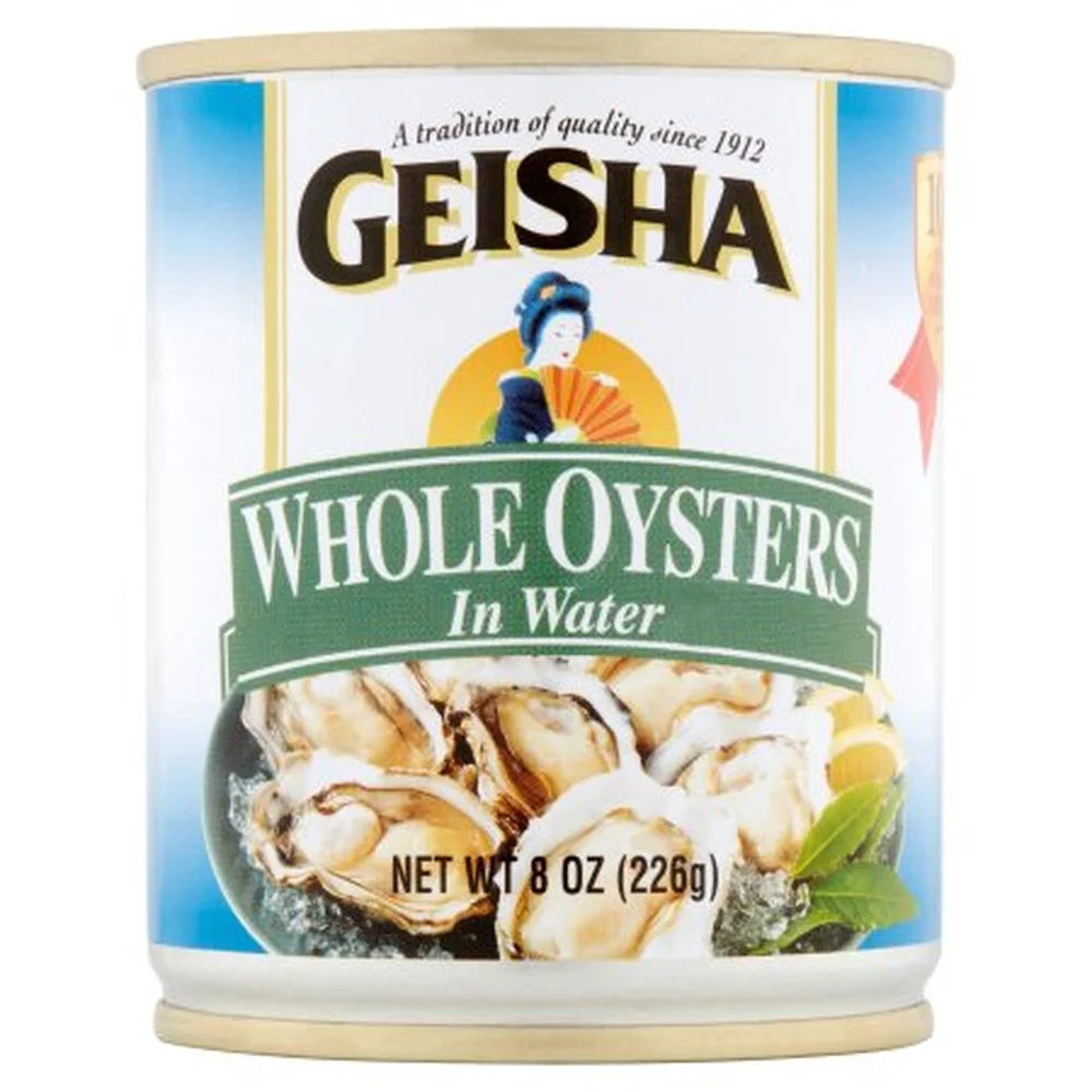 Geisha Whole Oysters in Water (Pack of 3)