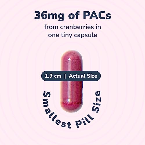 Utiva Cranberry PACs – Clinically Studied Ingredients 36mg PACs for UTI Avoidance - Supplement for Urinary Tract Health for Women and Men – Cranberry Extract Pills for Bladder Health, 30 Vegi Capsules