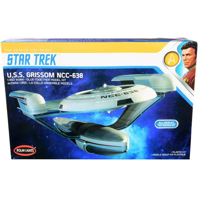 1-350 Scale U.S.S. Grissom NCC-638 Starship Star Trek III The Search for Spock Movie Skill 2 Model Kit