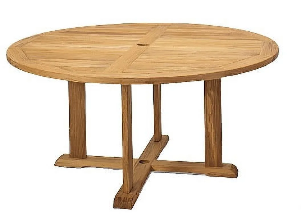 Teak Dining Set:6 Seater 7 Pc - 60