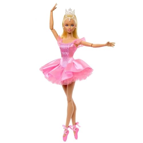 Barbie Signature Ballet Wishes Doll, Collectible Fashion Doll in Satiny, Pink Tutu with Blonde Hair and Giftable Packaging