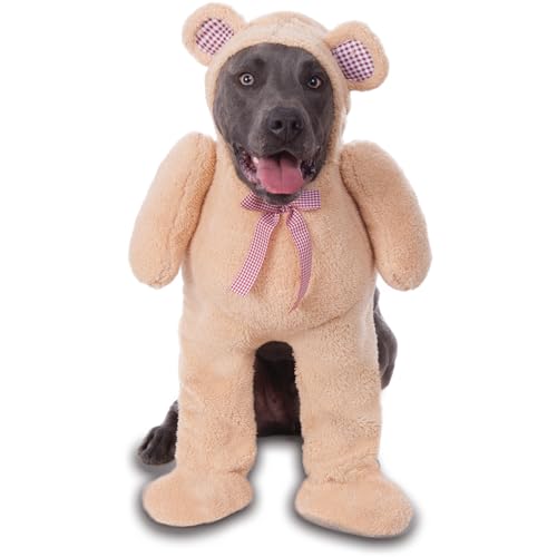 Rubies Walking Teddy Bear Pet Costume for Dogs or Cats, Large