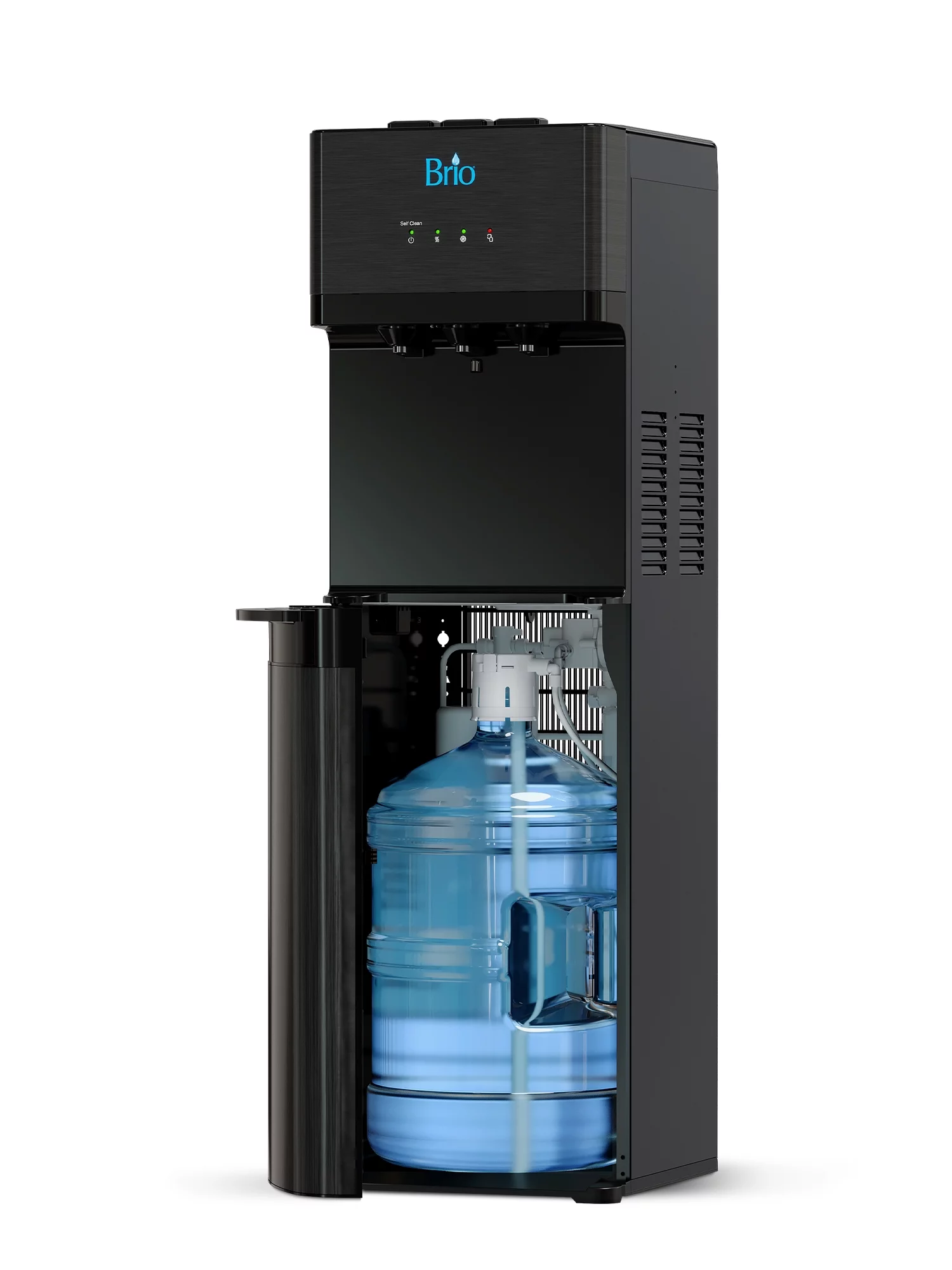 Brio 520 Series Self-Cleaning Bottom Loading No-Line Tri-Temperature 2 Stage Filtration Capacity Water Cooler Dispenser
