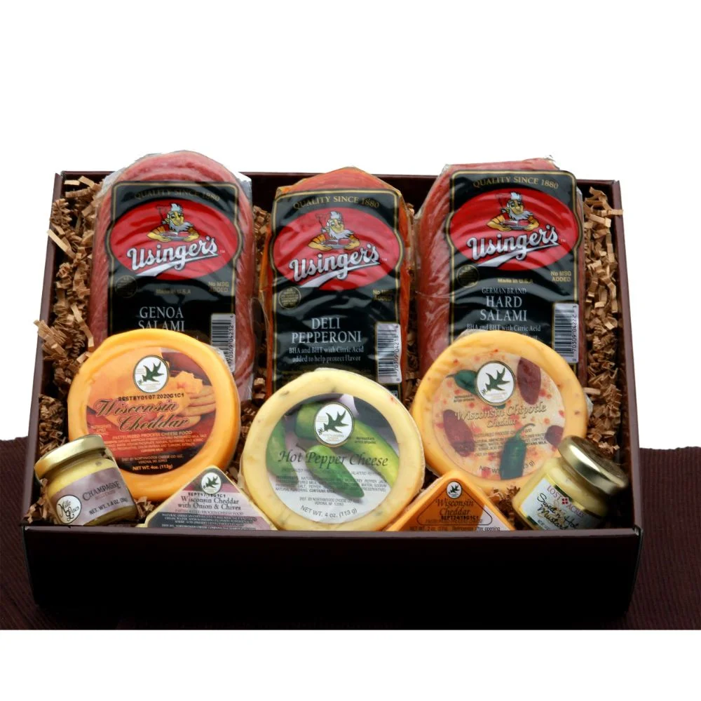 GBDS Deli Select Meat & Cheese Sampler - meat and cheese gift baskets