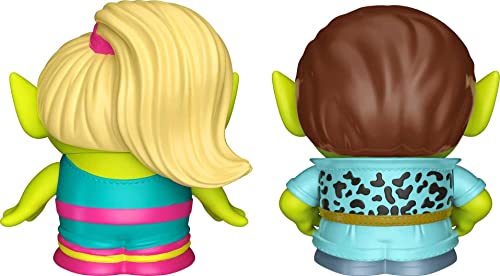Mattel Pixar Alien Action Figures 2-Pack, Barbie and Ken Remix Figures with Toy Car, Collectible Gifts​