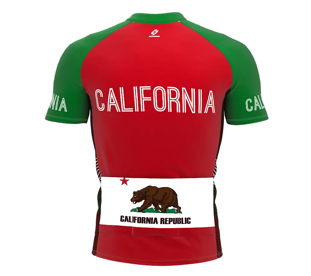 California Bike Short Sleeve Cycling Jersey  for Men - Size XL