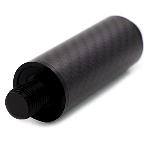 CUESOUL Carbon Fiber Pool Cue Extension with 3 Bumpers Fittings