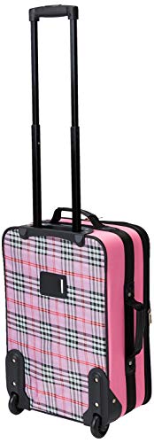 Rockland Fashion Softside Upright Luggage Set, Beach