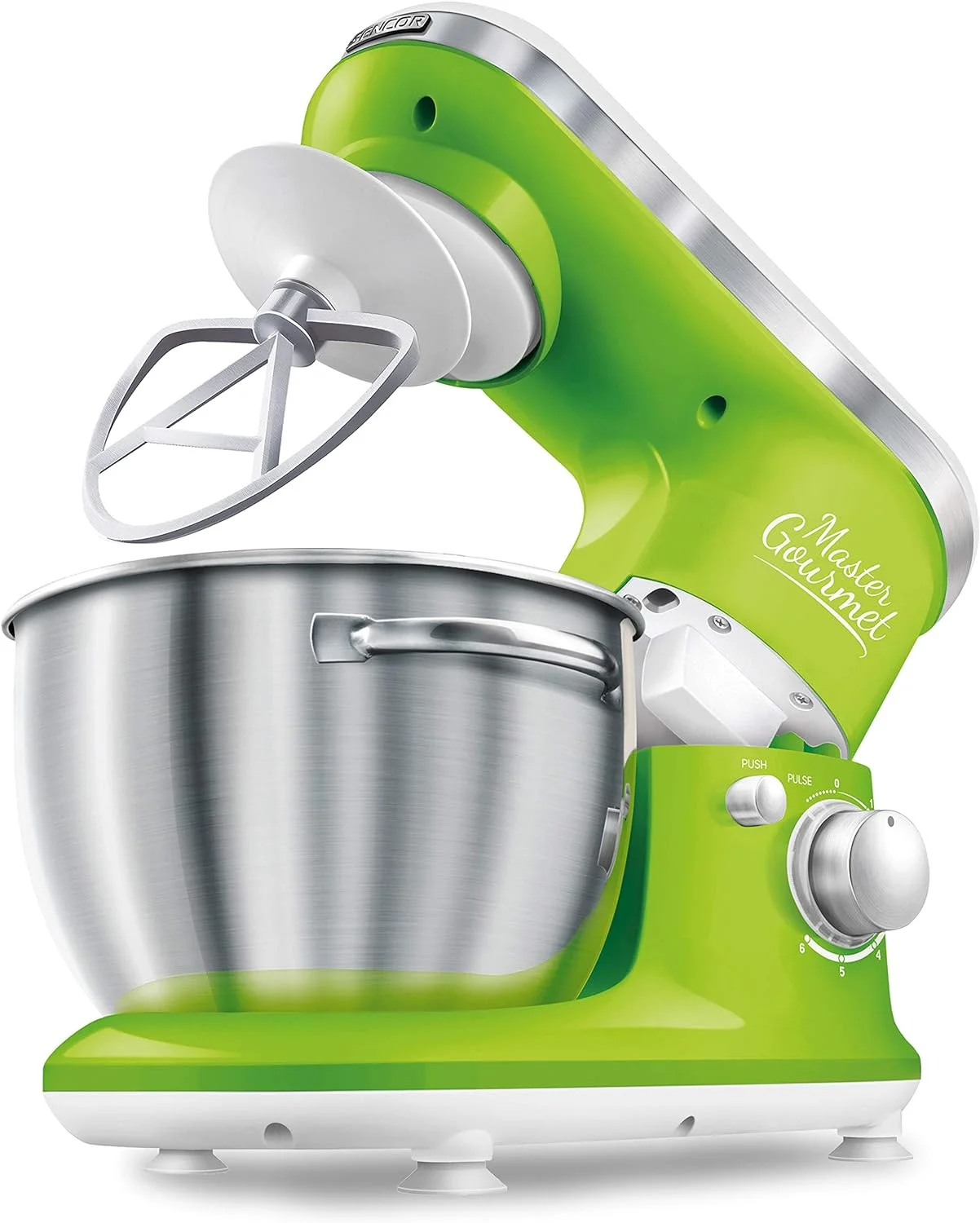 Stand Mixer 300W With Pouring Shield, Green