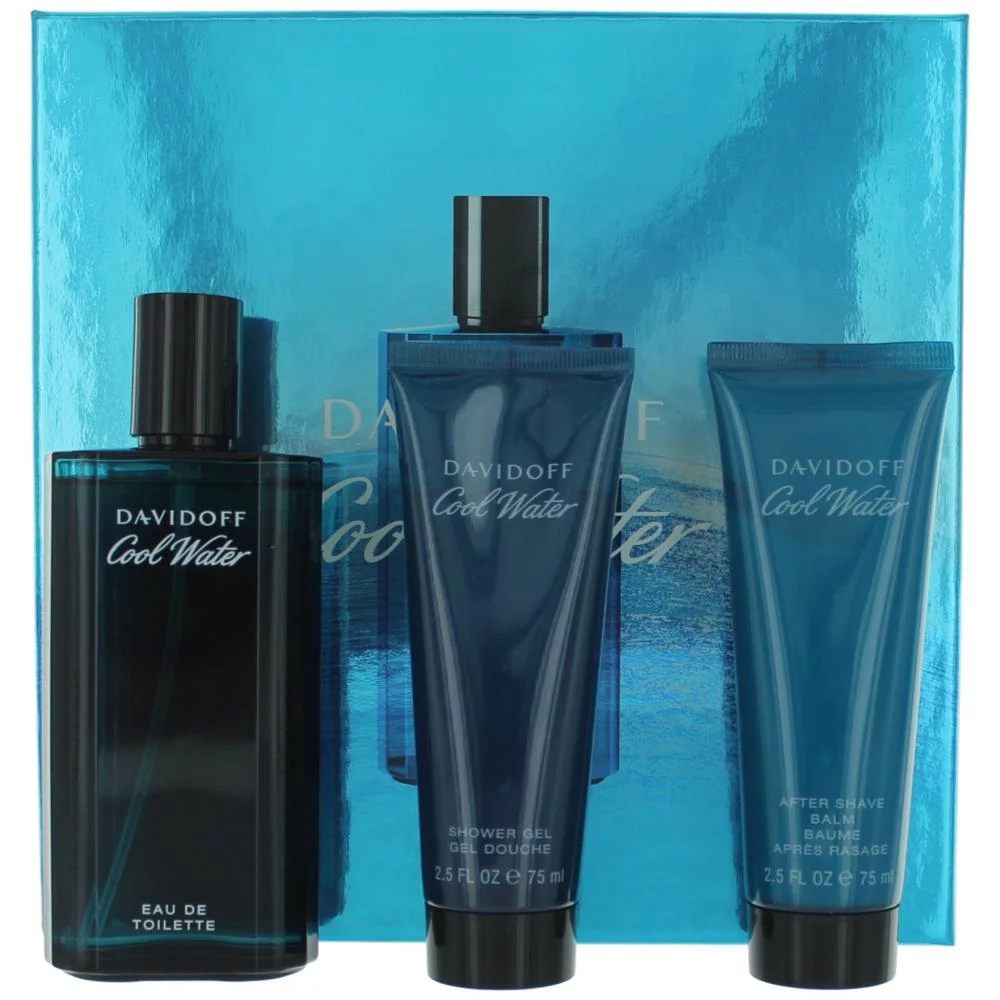 Davidoff Cool Water, 3 Piece Gift Set for Men