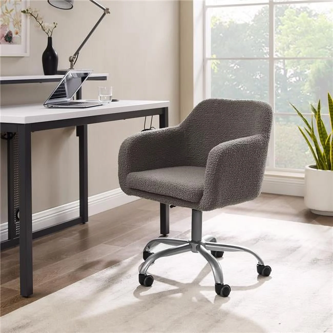 25.75x 26.50x 30.5-34.25 in. Rylen Office Chair, Gray