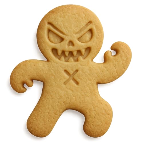 Mighty Gadget Monster Gingerbread Man Cookie Cutter & Stamp - 4x3