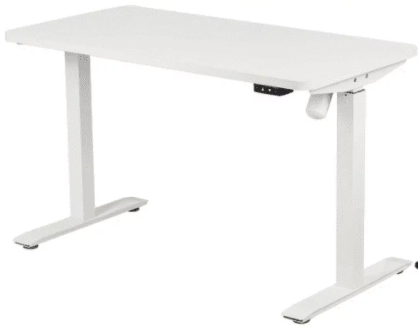 Electric Height Adjustable Desk Home Basic Series 24*48 inch White Color
