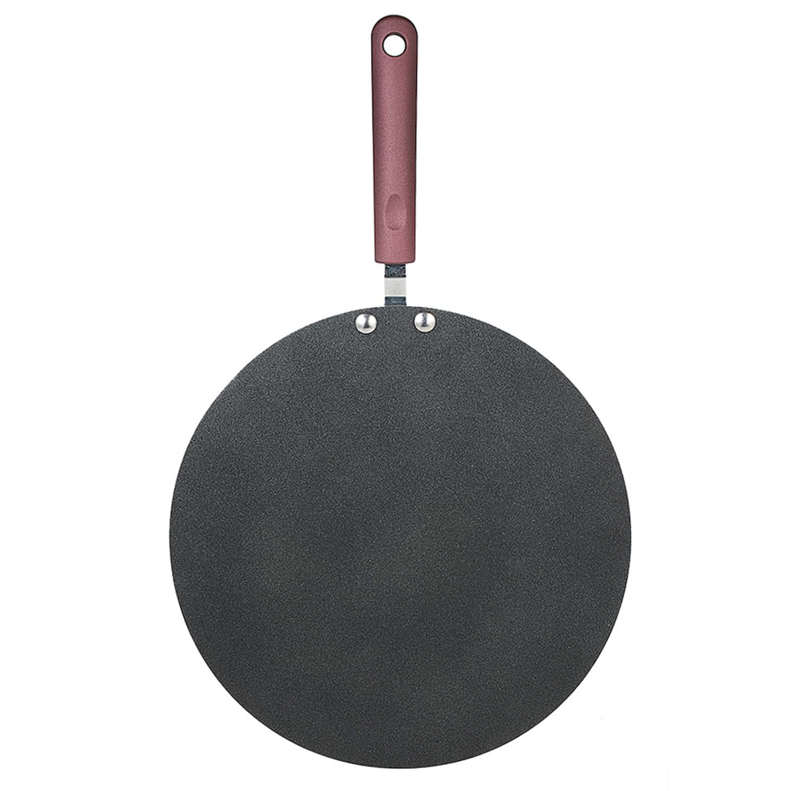 Gecheer Pancake Pan Crepe Maker Flat Pan Griddle Pan with Spreader & Spatula Crepe Maker Griddle