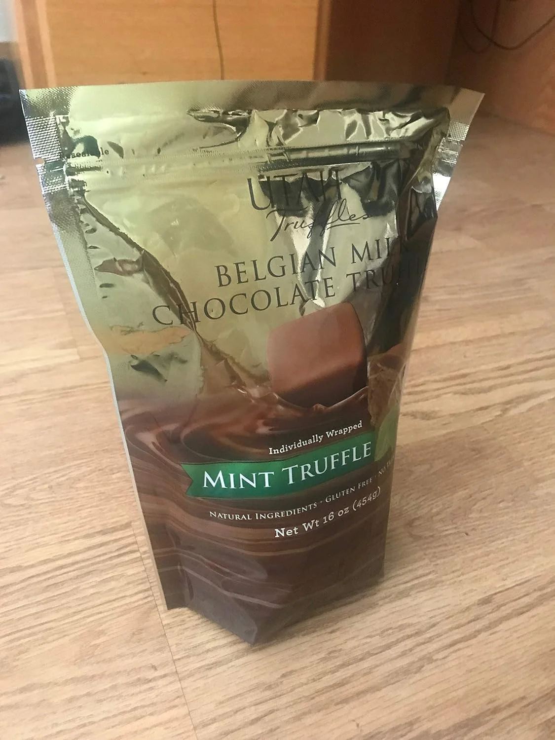 Mint Truffles - Belgian Milk Mint Chocolate Truffles 16 Oz Bag
