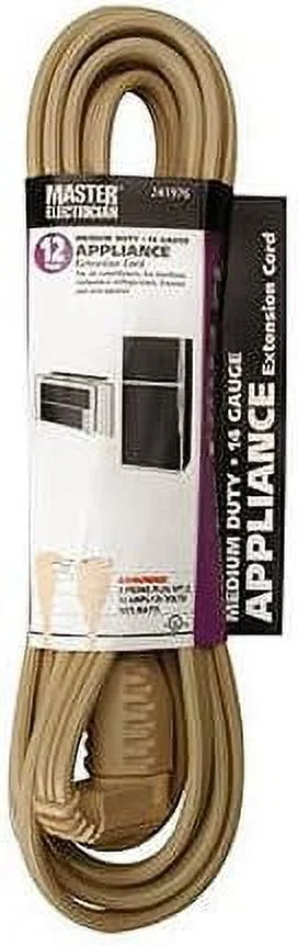 03535ME 12-Feet Beige Air Conditioner Or Major Appliance Cord