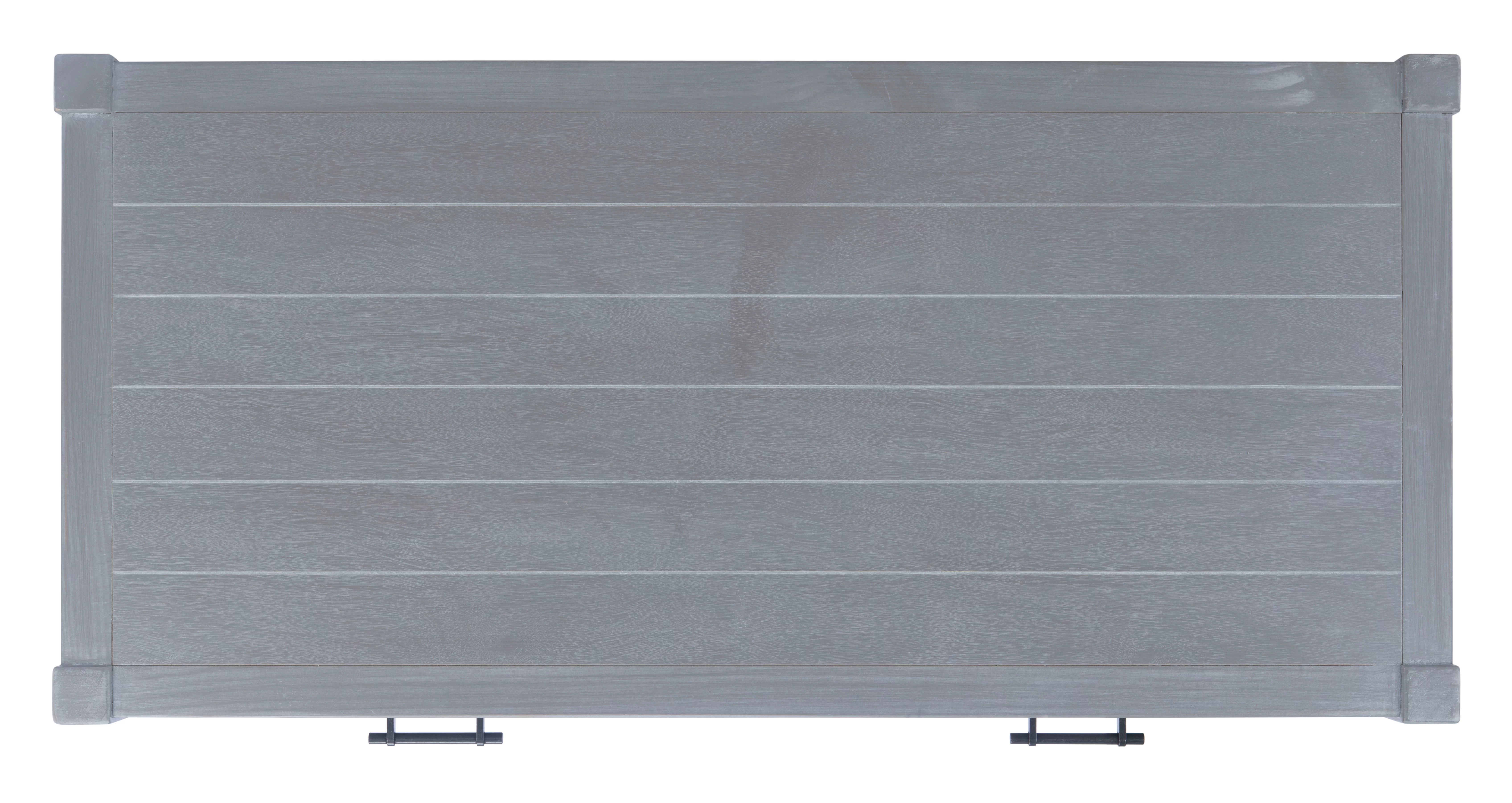 SAFAVIEH Filbert Solid Retro 2-Drawer Writing Desk, White Washed Grey