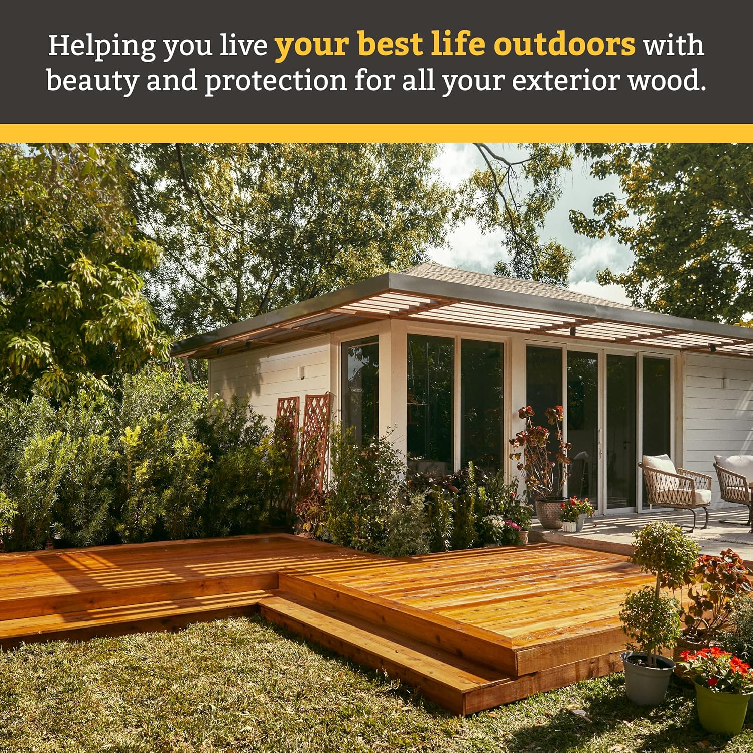 Cabot 140.0019458.007 Australian Timber Oil Water Reducible, Translucent, Honey Teak - 1 gallon