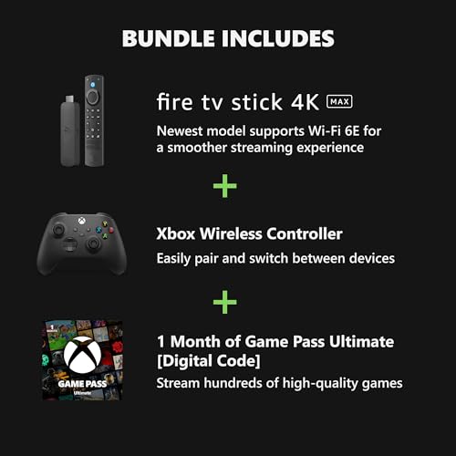 Xbox Wireless Gaming Controller (2025) – Carbon Black – Play on Xbox, Windows, Android, iOS, FireTV Sticks, Smart TVs, VR Headsets