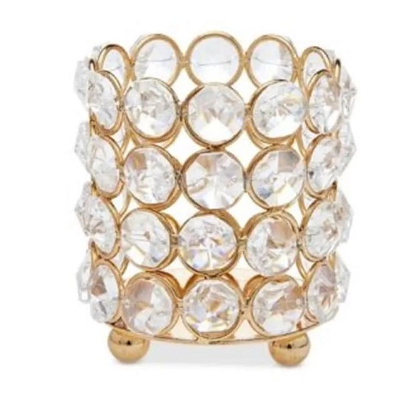 Godinger 19490 Glam Votive Holder - Gold