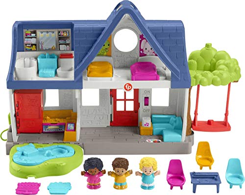 Fisher-Price Little People Toddler Learning Toy Friends Together Play House Set with Smart Stages for Pretend Play Kids Ages 1+ Years​