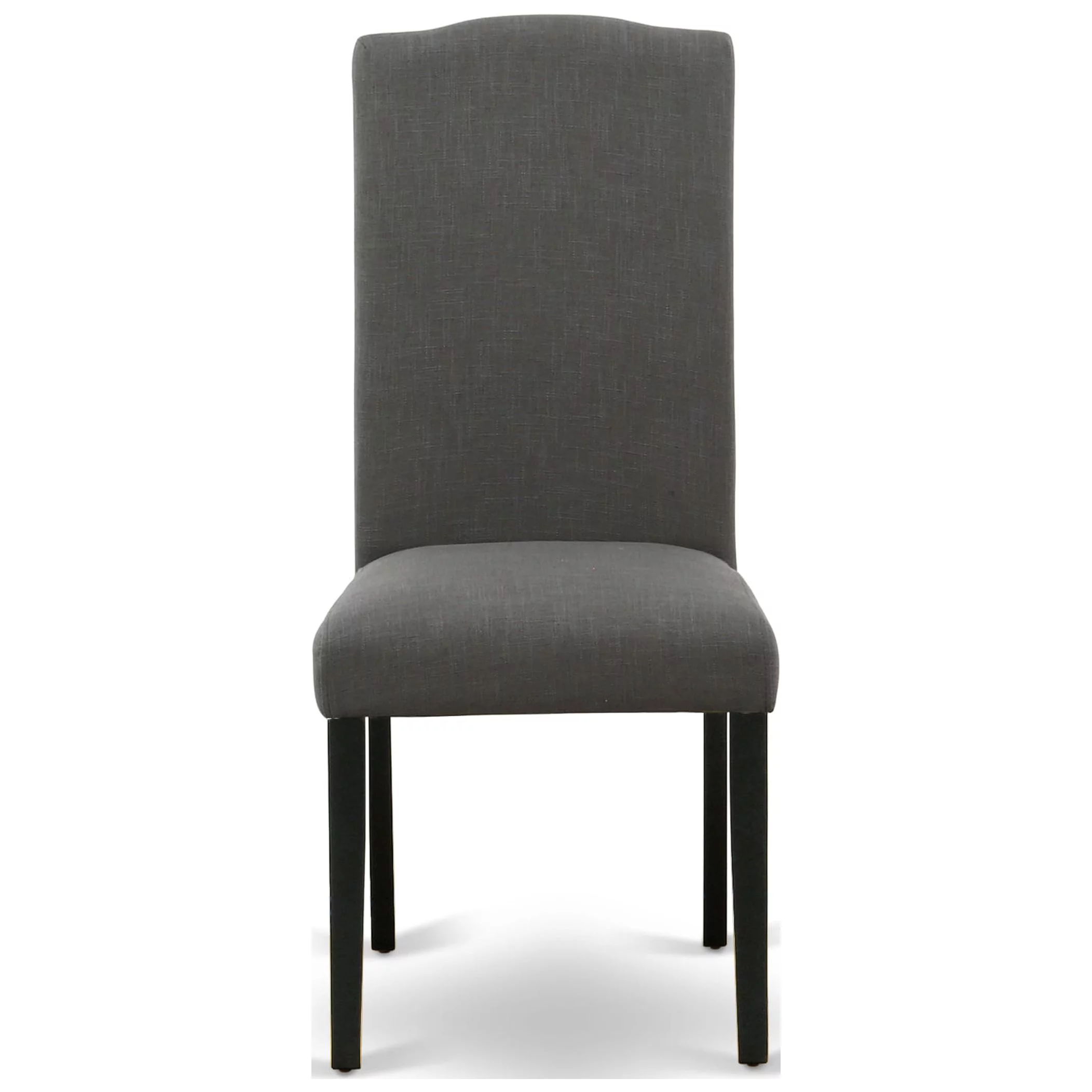 East West Furniture Shelton 5-piece Wood Dining Set in Black/Dark Gotham Gray