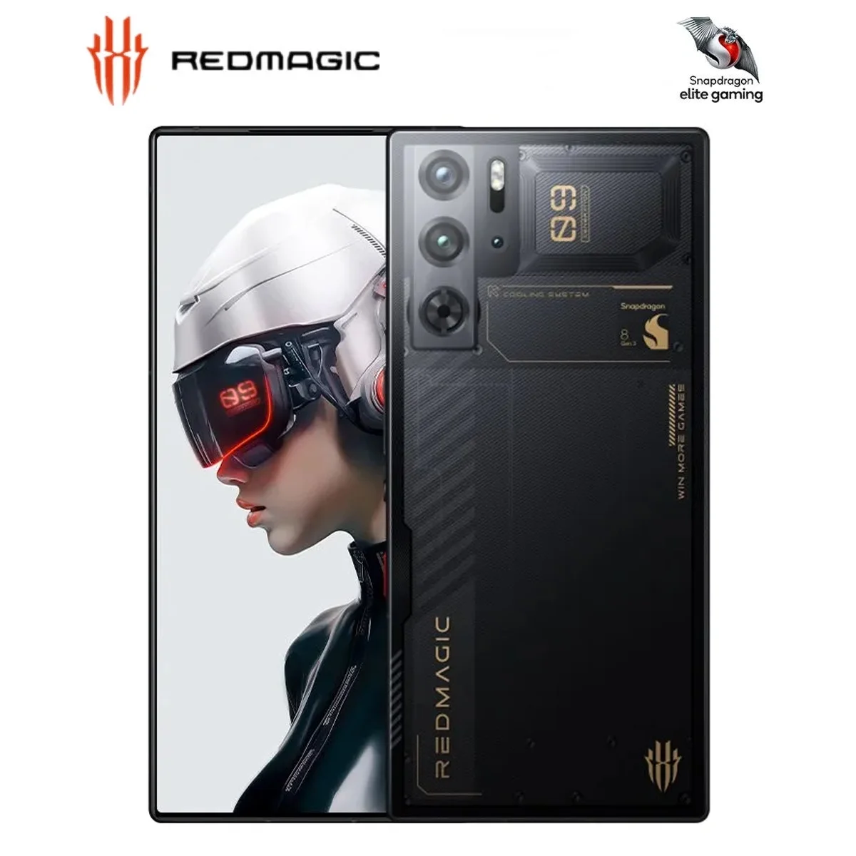 Nubia RedMagic 9 Pro 5G Smartphone, 120Hz Gaming Phone, Snapdragon 8 Gen 3, 6.8