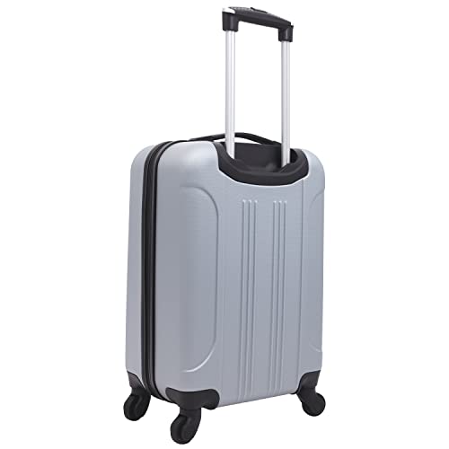 Travelers Club Cosmo Hardside Spinner Luggage, Navy Blue, Carry-On 20-Inch