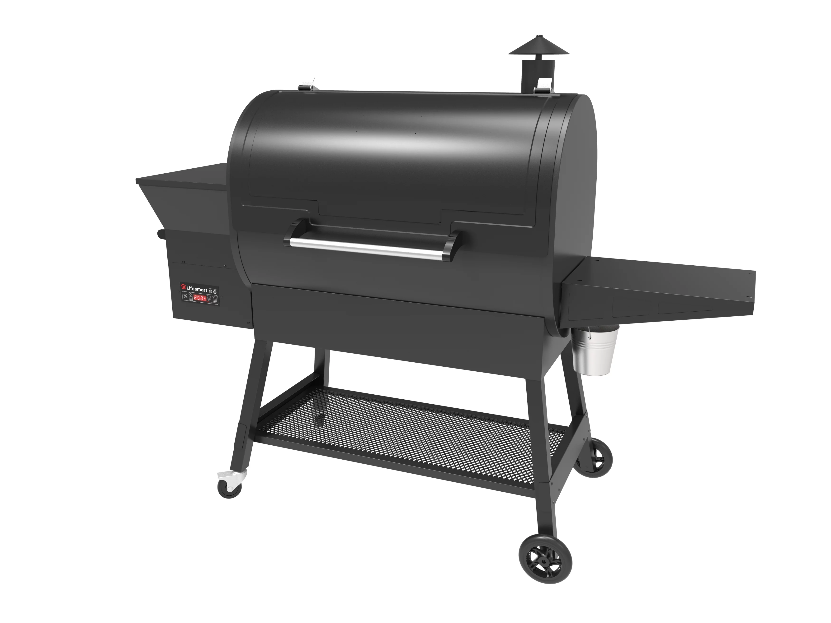 Lifesmart 2000 Square Inch Pellet Grill and Smoker with Dual Meat Probes, Precision Digital Control and 3 Cooking Racks