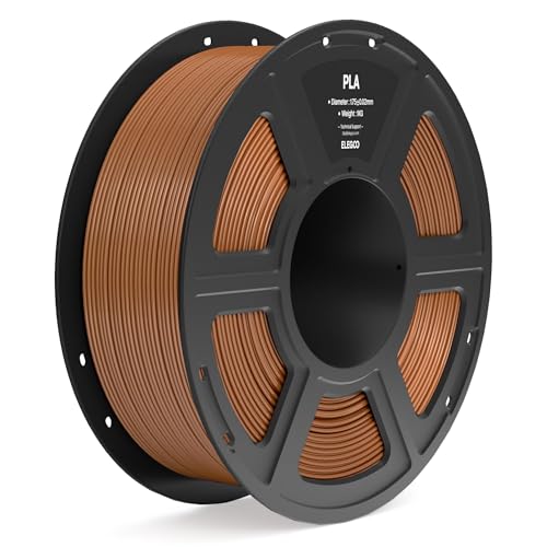 ELEGOO PLA Filament 1.75mm Bundle 4KG, 3D Printer Filament Dimensional Accuracy +/- 0.02mm, 4pcs 1kg Spool(2.2lbs) Fit Most FDM 3D Printers (Black, White, Dark Blue, True Red)