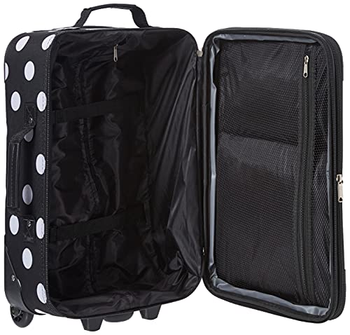 Rockland Fashion Expandable Softside Upright Luggage Set, Charcoal, 2-Piece (14/19)