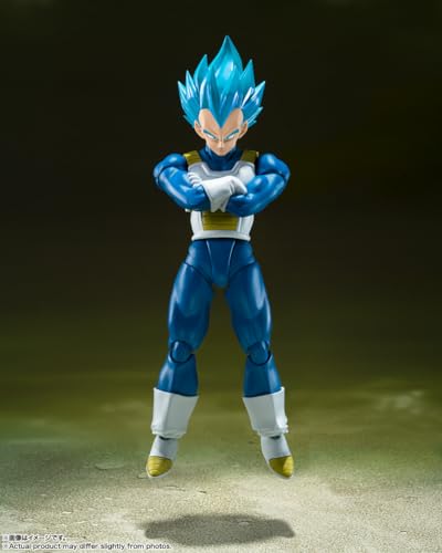 TAMASHII NATIONS - Dragon Ball Super - SSGSS Vegeta -Unwavering Saiyan Pride- S.H.Figuarts Action Figure