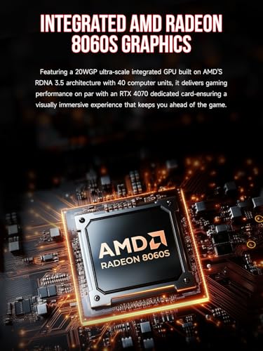 GMKtec EVO-X2 AI Mini PC AMD Ryzen Al Max+ 395 (up to 5.1GHz) Mini Gaming Computers, 64GB LPDDR5X 8000MHz (8GB*8) 1TB PCIe 4.0 SSD, Quad Screen 8K Display, WiFi 7 & USB4, SD Card Reader 4.0