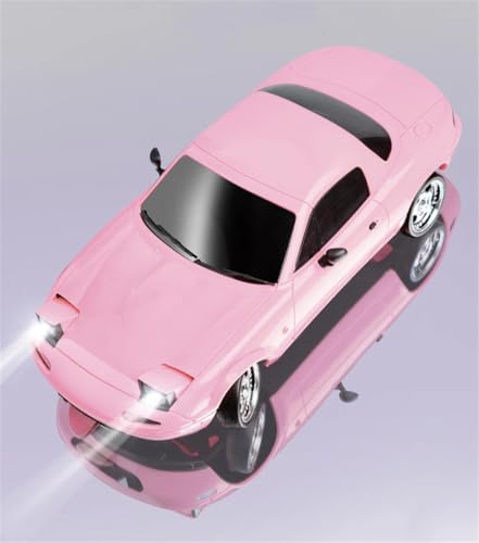 LD1899 1/18 RC Drift Car GTR R34 2.4GHz RWD with Gyroscope on-Road Alloy Body Shell Racing Cars Radio Control (Blue)