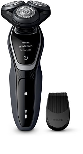 Philips Norelco Electric Shaver 5100 Wet & Dry, S5210/81, with Precision Trimmer For Men