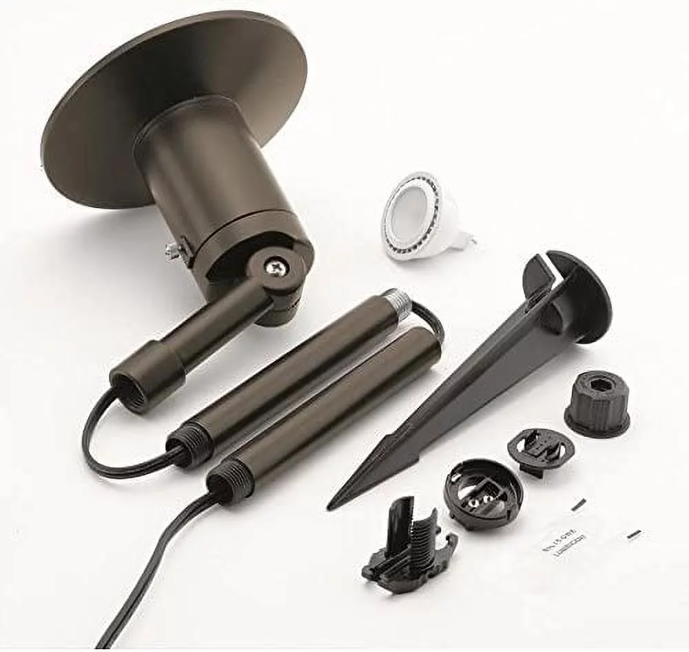 Kichler 28309-  400-Lumen 5-Watt Olde Bronze Low Voltage Hardwired LED Flood Light