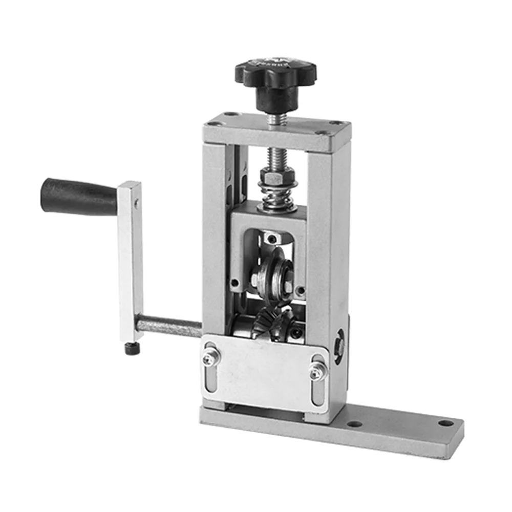 Shinysix Wire Stripper Manual Wire Stripping Tool 1-25mm Cable Electric Peeling Machine with Hand Crank Support