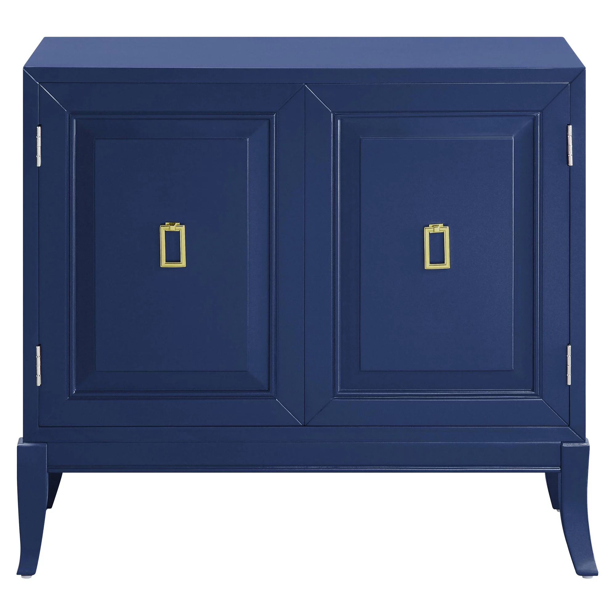 ACME Clem Console Table with Door in Blue